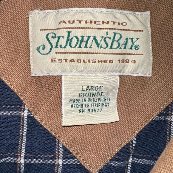 Men's St. John's Bay Brown Jacket Large - Picture 6 of 6